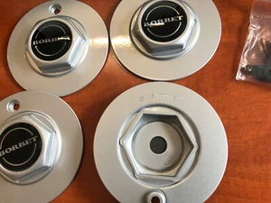 4x Neu BORBET A-Rad Klassik Felgen sechseckig Nabendeckel Deckel Kappen 160mm - Bild 1 von 4
