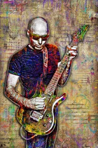 Joe Satriani 12 x 18 Zoll Poster, Joe Satriani Pop-Art-Druck 12 x 18 Zoll kostenloser Versand - Bild 1 von 5
