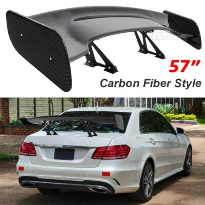 Asa spoiler traseira porta-malas para Mercedes-Benz W212 E350 E550 E63 AMG 2010-2016 57" - Imagem 1 de 4