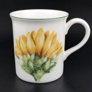 Villeroy & Boch Luxembourg, Flora Large 3-5/8" Mug, Yellow Sunflower, Fine China - Picture 1 of 8
