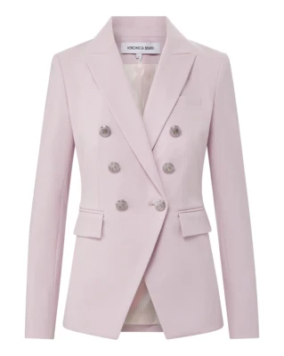 NWT $698 Veronica Beard Miller Dickey Jacket in Barely Orchid - Image 1 of 4