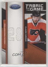 2011 Certified Fabric of the Game Materials Jersey Number /25 Claude Giroux #110