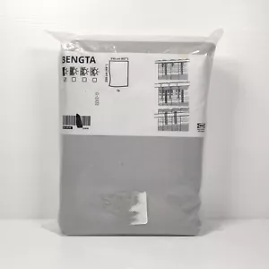 IKEA Bengta Block Out Curtain 1 Panel Light Grey With Heading Tape 210x250 cm - Picture 1 of 7