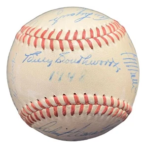 1948 Boston Braves Signed Baseball ONL Ball NL Champs Billy Southworth PSA/DNA - Picture 1 of 7