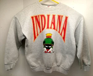 Felpa vintage 1993 INDIANA Warner Bros Marvin The Martian taglia LG/XL OTTIME CONDIZIONI - Foto 1 di 5