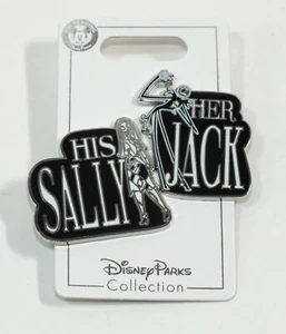 Disney Pin Trading Nightmare Before Christmas 2 Pins His Sally Her Jack Parks  - Picture 1 of 8