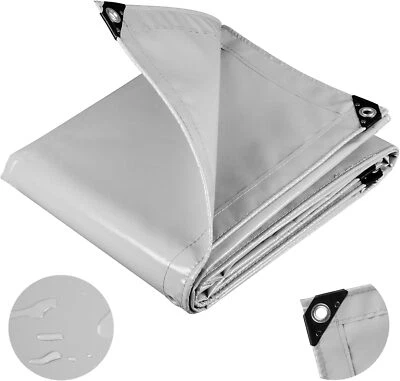 WOLTU 3,99€/m² PVC LKW Abdeckplane Gewebeplane Pool Holz Garten Plane 500g/m² #1256