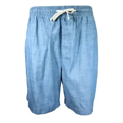 Men's Blue Nautica 100% Cotton Elastic Waist 7-Inch Inseam Shorts, Size 2XL - Image 1 of 4