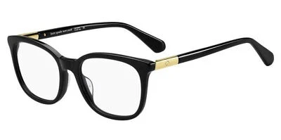 Armação de óculos quadrada macia preta feminina Kate Spade Jalisha - 0807 00 - Imagem 1 de 3