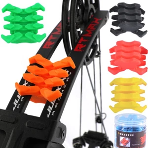 2X Compoundbogen Wurfarme Stabilisator Gummi Dämpfer Bogenschießen Schalldämpfer - Bild 1 von 20