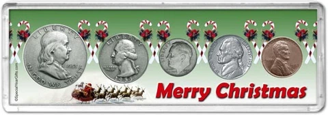 Merry Christmas Coin Gift Set for the year 1953 Cover