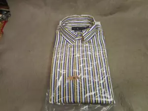 CAMICIA RALPH LAUREN MANICA LUNGA TAGLIA 17/XL ABBOTTONATA LEGGERMENTE USATA N/R - Foto 1 di 3