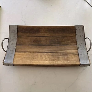 Wein/Bourbon Wurstwaren Fass Brett 18x9" authentisches Fass - Bild 1 von 3