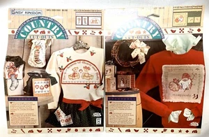 2X - Daisy Kingdom COUNTRY RECORT-OUTS Papá Noel / Navidad Tema Casa Núcleo - Imagen 1 de 6