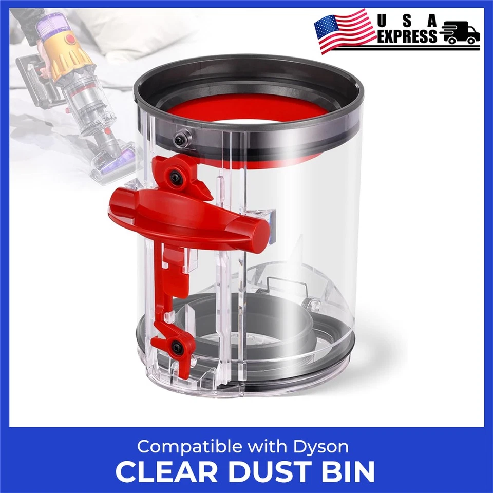 Contenedor de liberación bote de aspiradora para Dyson SV20 V12 Detect Slim/SV18 V10 Foto 1 de 4