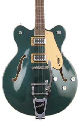 Bloque central electromático Gretsch G5622T doble corte con Bigsby - Cadillac verde Foto 1 de 4