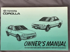 Toyota AE101/102 Corolla Owner's Instruction Manual (1994 - 1998) - Picture 1 of 4