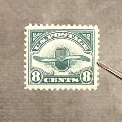 USA Scott # C4 VF/XF OG NH MNH OG 8c Air Mail BOB US Stamp Cat $47.50 X92 - Image 1 of 3