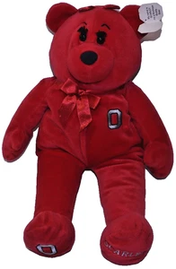 2000 Ohio State Buckeyes 9" Mascots Galore Bean Bag Plush Bear "Scarlet" OSU - Picture 1 of 11