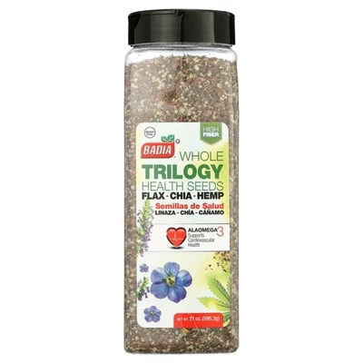 Badia Trilogy Health Seeds - Flax, Chia, Hemp Seed Blend - Image 1 of 4