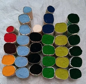 Readicut Vintage Lot of 31+ Pure New Wool Yarn Latch Hook Rug Made in England - Picture 1 of 5