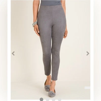 Leggings ajustados de gamuza sintética de Chico’s – suaves y refinados  Foto 1 de 4