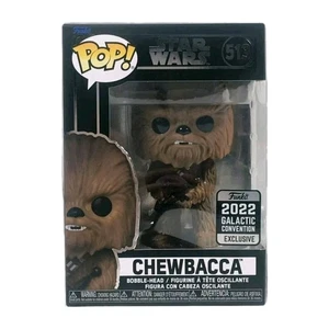 Funko Pop! Star Wars Chewbacca Bobble Head Figure 2022 Galactic Convention 513 - Picture 1 of 7