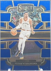 2023 Panini Select - Concourse Blue Prizm #87 Victor Wembanyama (RC) - Picture 1 of 2