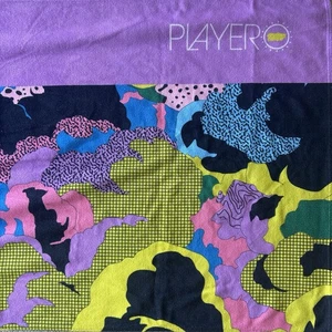 Vintage Playero Puerto Rico Abstract Graphic Towel Bold Design - Picture 1 of 10