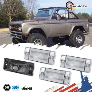 Luces de señalización laterales delanteras y traseras transparentes de 4 piezas para camioneta Ford Serie F 1969-1972 - Imagen 1 de 9
