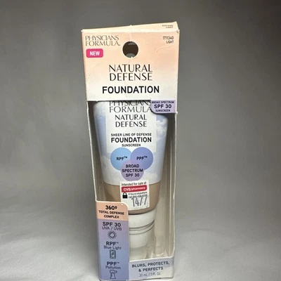 Physicians Formula Natural Defense Foundation 1711340 Light - Image 1 of 4