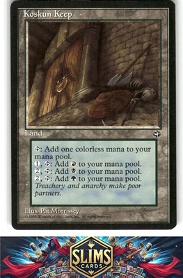 Magic the Gathering MTG Homelands Koskun Keep # Buy 2 Get 1 - Image 1 of 2