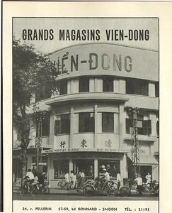 VIETNAM SAIGON PUBLICITE GRANDS MAGASINS VIEN-DONG 1953 - Foto 1 di 1