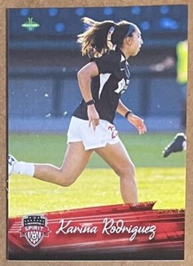 KARINA RODRIGUEZ ,RARE ! 2021 PARKSIDE CARD,  SOCCER SUPERSTAR ! WOW !