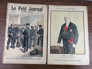 LE PETIT JOURNAL 1896 # 277 avec supplément Hors-texte PRESIDENT FELIX FAURE - Picture 1 of 2