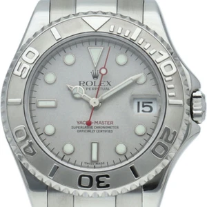 ROLEX Yachtmaster Boys Watch Rolesium 168622(F) PT/Stainless Steel unisexWat... - Picture 1 of 6