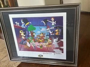 Hanna-Barbera "Quiet On The Set" Signed Print, Professionally Framed & matted - Picture 1 of 8