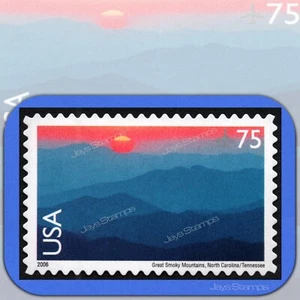 2006 GREAT SMOKY MOUNTAINS Scenic American Landscapes 75¢ Single AIR MAIL #C140 - Picture 1 of 2