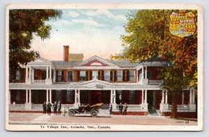1920er ~ Grimsby Ontario ON ~ Ye Village in ~ Region Niagara ~ Kanada ~ Hotel ~ Vintage Postkarte - Bild 1 von 2