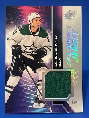 2020-21 Upper Deck SPX Jason Robertson Spx Rookie Jersey Card Dallas Stars Rc - Image 1 of 2