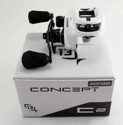13 FISHING CONCEPT C GEN II C2-5.6RH 5.6:1 RIGHT HAND BAITCAST REEL NEW