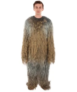 Furry Wookie-Inspired Costume – Brown Furry Full Body Suit - Picture 1 of 3