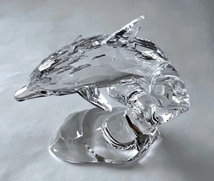 Swarovski Silver Crystal Dolphin 7644 NR 000 001/190 365. Custom Swarovski Box - Picture 1 of 15