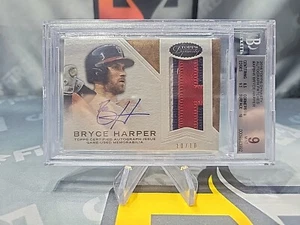 2016 Topps Dynasty Bryce Harper DYNASTIC DEED Patch Autogramm #AP-BH6 10/10 BGS 9 - Bild 1 von 4