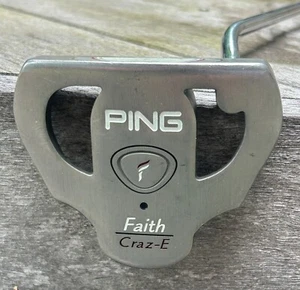 Ping Faith Craz-E Black Dot Womens Putter Mallet Head Steel Right Hand 33 Inch - Picture 1 of 6