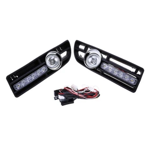 Auto GRILLE FOG Light FOR VW JETTA BORA MK4 99-04 LED DRL (white) New - Picture 1 of 4
