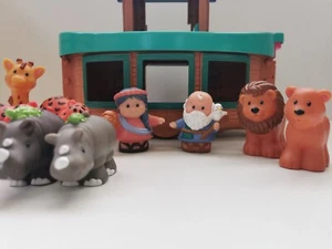 Fisher Price Little People Noah's Ark With Noah Boat and Animals Figures Bundle - Picture 1 of 10