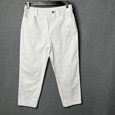 Женские джинсы Jones New York размер 6 белые фирменные укороченные джинсовые брюки - Изображение 1 из 4