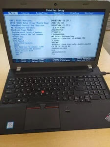 Lenovo ThinkPad E560 Core i5-6200U @ 2.30GHz 4GB RAM , NO HD - Picture 1 of 12