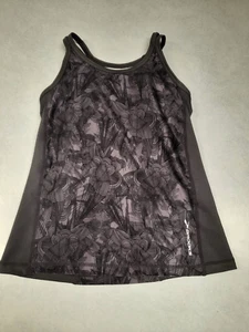 Brooks Running Size S Charcoal Gray Racerback Tank Top - Picture 1 of 5
